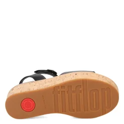 Women's FitFlop, Eloise Cork Wrap Strap Sandal