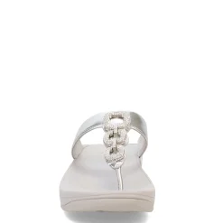 Women's FitFlop, Fino Crystal Chain Toe-Post Sandal