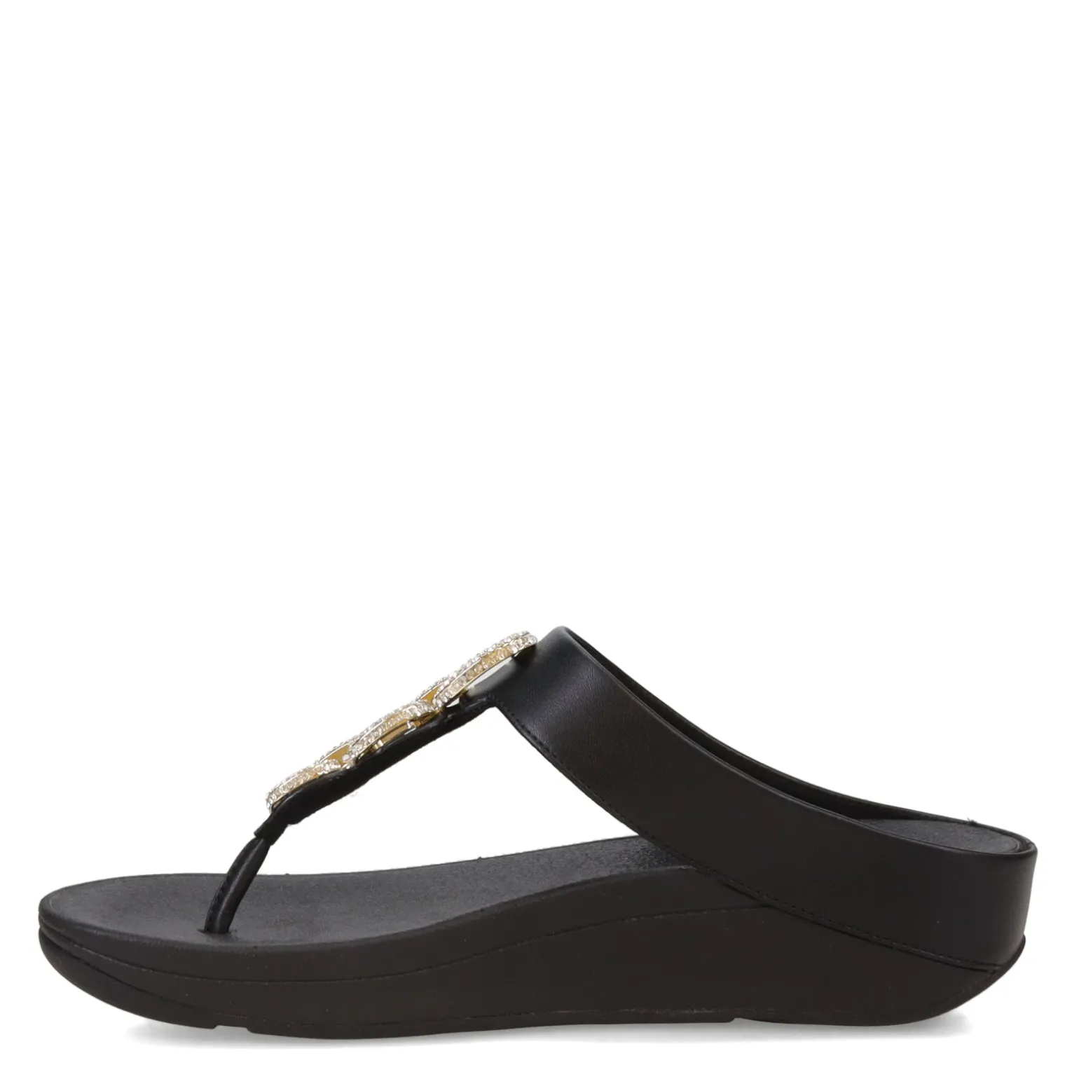 Women's FitFlop, Fino Crystal Chain Toe-Post Sandal