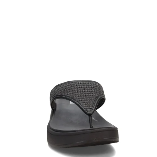 Women's FitFlop, F-Mode Woven Flatform Toe Post Sandal