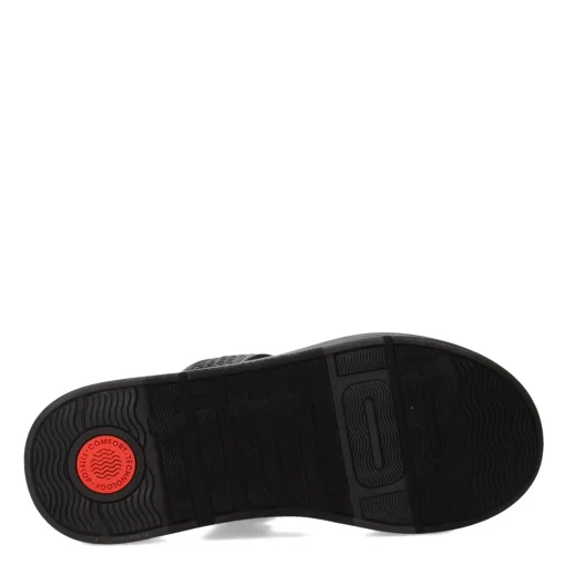 Women's FitFlop, F-Mode Woven Flatform Toe Post Sandal