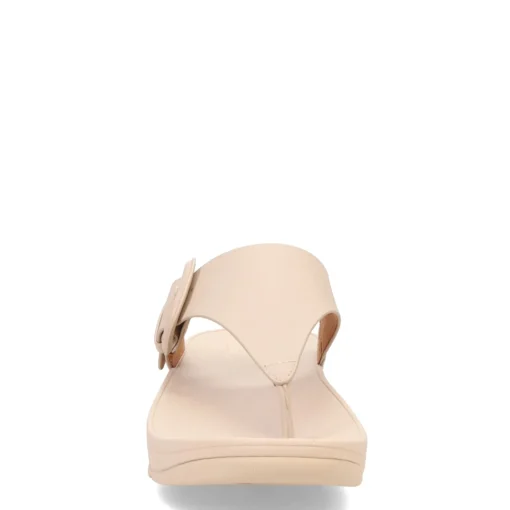 Women's FitFlop, Lulu Covered Buckle Thong Sandal