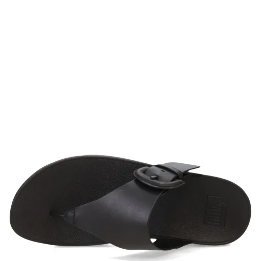 Women's FitFlop, Lulu Covered Buckle Thong Sandal