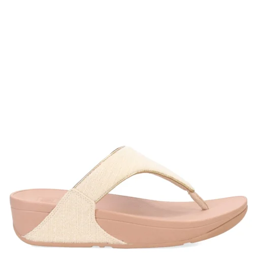Women's FitFlop, Lulu Shimmerweave Thong Sandal