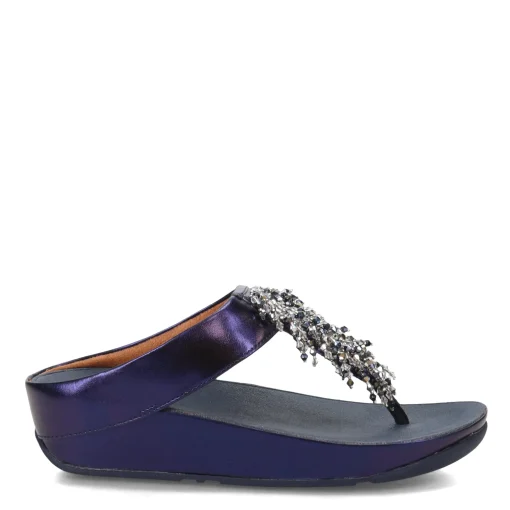 Women's FitFlop, Rumba Beaded Toe-Post Sandal