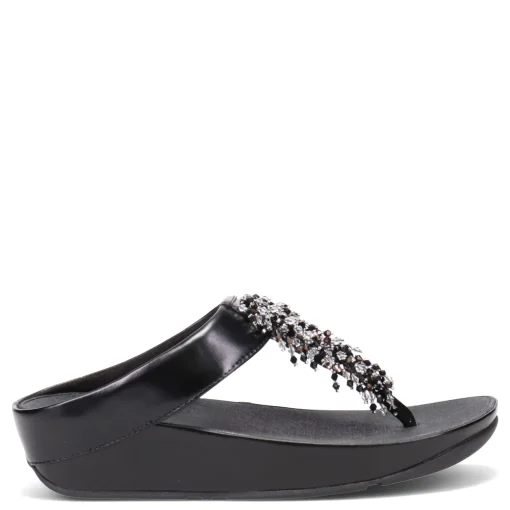 Women's FitFlop, Rumba Beaded Toe-Post Sandal