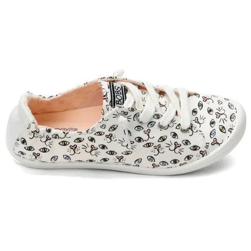 Women's Skechers, BOBS Beach Bingo - Painter Paws Sneaker