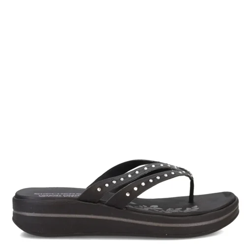Women's Skechers, Upgrades Be Jeweled Thong Sandals