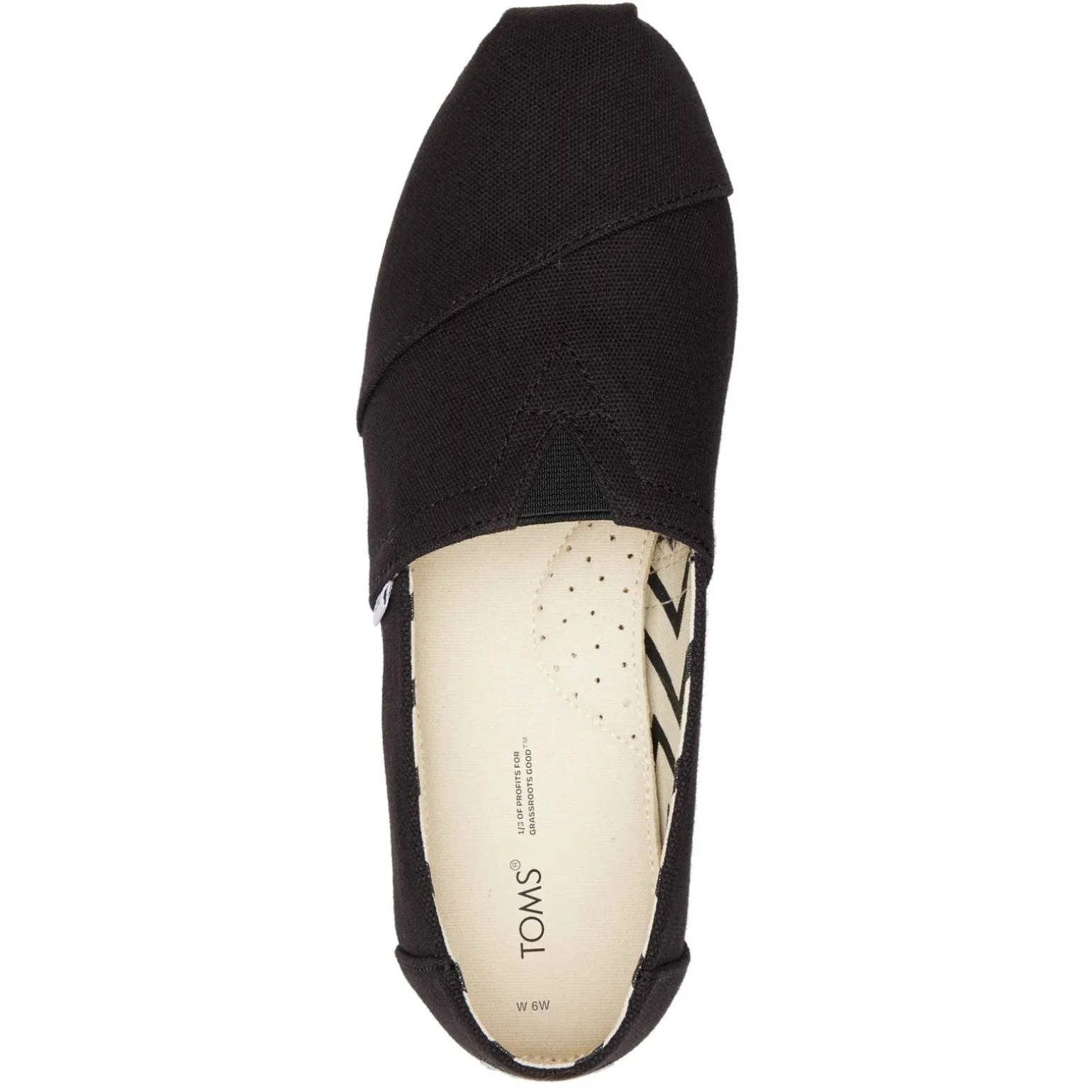 Women's Toms, Alpargata Recycled Slip-On - Wide Width